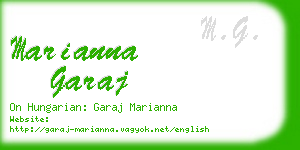 marianna garaj business card